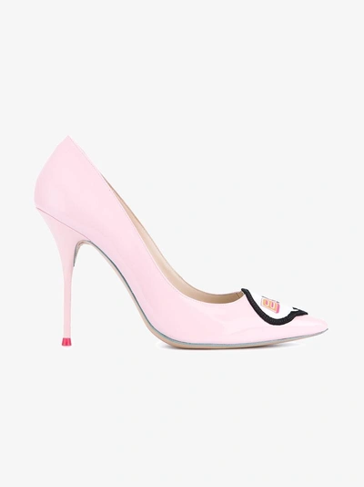 Shop Sophia Webster Boss Lady Patent Leather Pumps