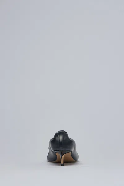 Jacquemus Nu Pieds B Open Toe Kitten Heel Sandals In Black