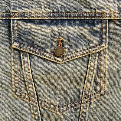 Entire Studios Distressed Denim Jacket In Brown