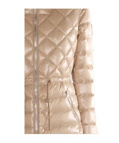Mackage Light Camel Nylon Down Jacket In Brown