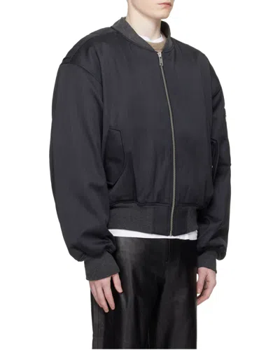 Entire Studios Broad Bomber Jacket In Black