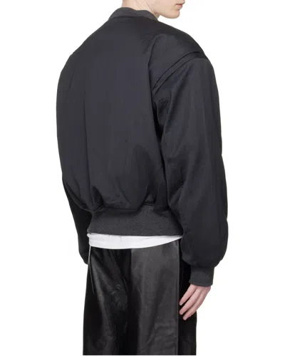 Entire Studios Broad Bomber Jacket In Black