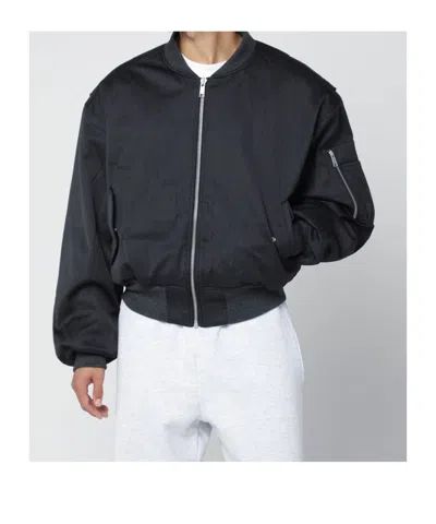 Entire Studios Broad Bomber Jacket In Black