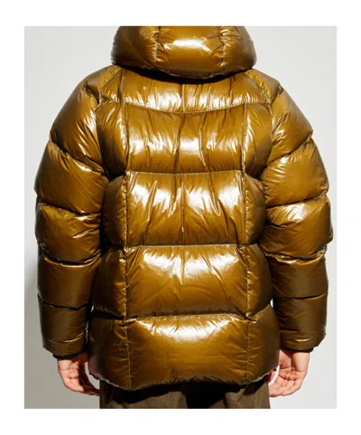 Dsquared2 Logo-patch Down Jacket In Brown