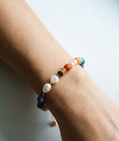 Skf The Amelie Bead Bracelet In Gold