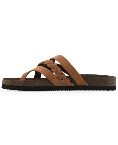 White Mountain Halogen Sandal In Brown