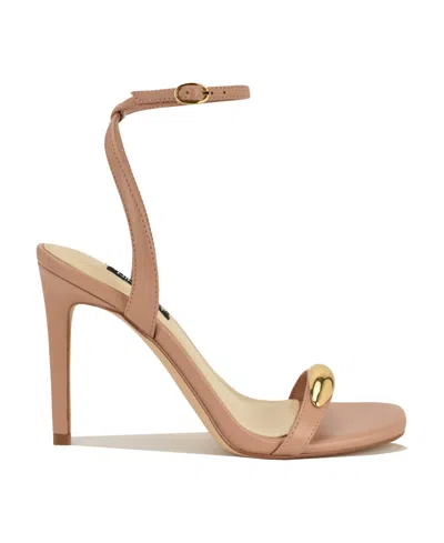 Nine West Props Ankle Strap Sandal In Neutral