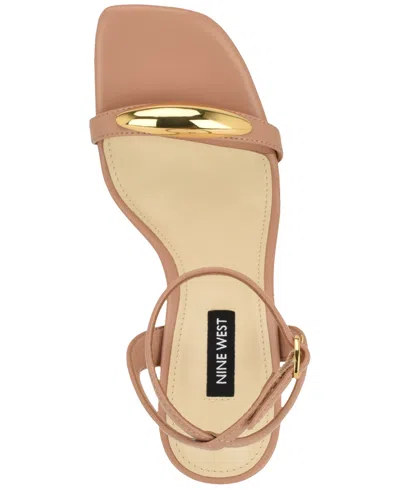 Nine West Props Ankle Strap Sandal In Neutral