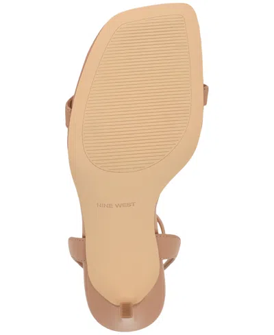 Nine West Props Ankle Strap Sandal In Neutral