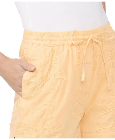 Cece Women's Front Tie Pull-on Shorts In Brown