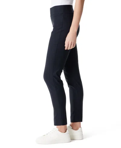 Gloria Vanderbilt Pull On Trouser In Black In Blue