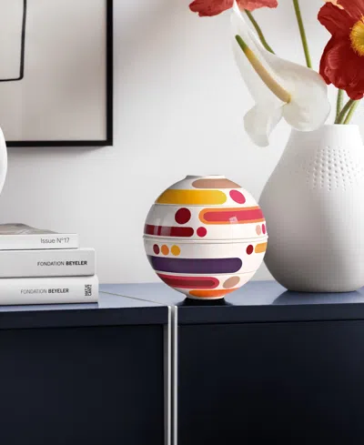 Villeroy & Boch Iconic La Boule Miami Stackable Seven-piece Porcelain Set In Multi