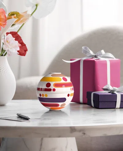 Villeroy & Boch Iconic La Boule Miami Stackable Seven-piece Porcelain Set In Multi