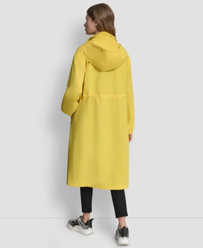 Dkny 1989 Logo Walker Anorak In Yellow