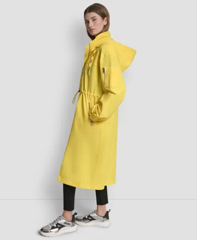 Dkny 1989 Logo Walker Anorak In Yellow