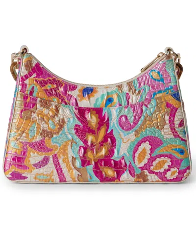 Brahmin Mod Esme Black Melbourne Medium Leather Shoulder In Multi