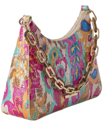 Brahmin Mod Esme Black Melbourne Medium Leather Shoulder In Multi