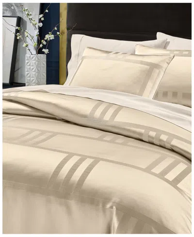 Hotel Collection Structure Gold 3-pc. Comforter Set, King, Exclusively At Macy's In Gold