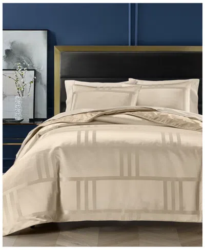 Hotel Collection Structure Gold 3-pc. Comforter Set, King, Exclusively At Macy's In Gold