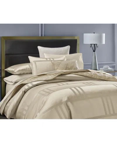 Hotel Collection Structure Gold 3-pc. Comforter Set, King, Exclusively At Macy's In Gold