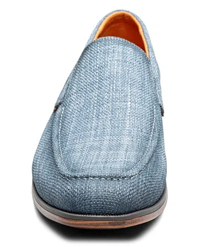 Stacy Adams Ridgely Moc Toe Slip-on Loafer In Blue
