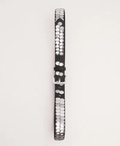 Mango Women's Stud Leather Belt In Multi