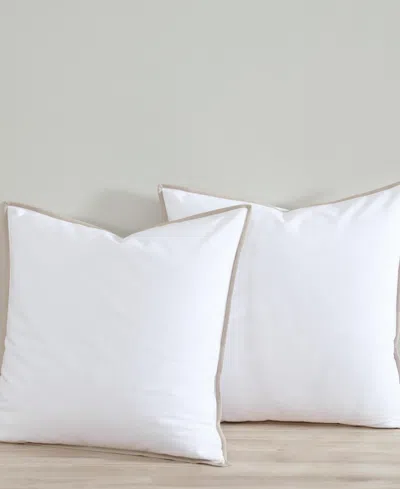 Tommy Bahama Home Basic Canvas Sham Pair, European In Multi