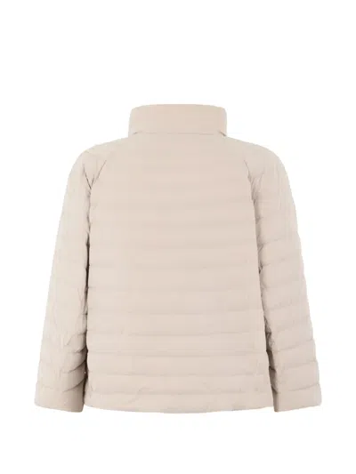 Moorer Button Down Jacket In Neutral