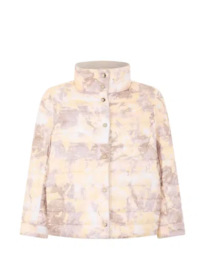 Moorer Button Down Jacket In Neutral