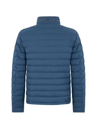 Moorer Button Jacket In Blue