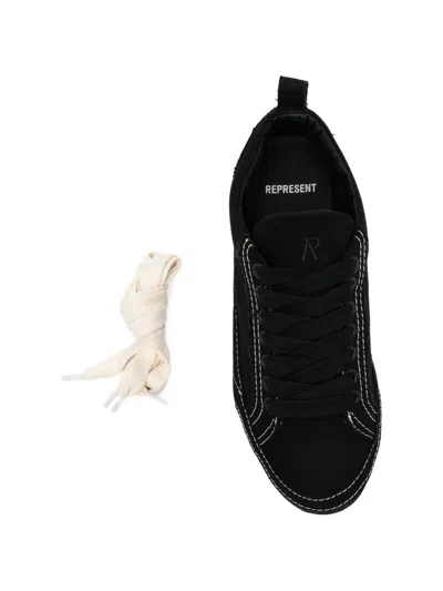 Represent Alpha Wrap Canvas Sneakers In Multi