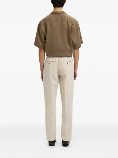 Selected Drawstring Trousers In White