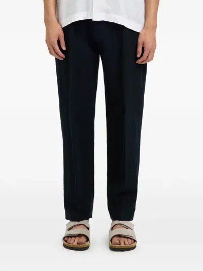 Selected Drawstring Trousers In Blue