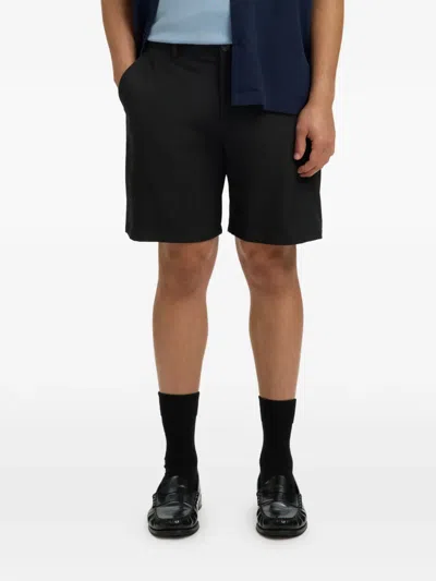 Selected Buttoned Shorts In Black