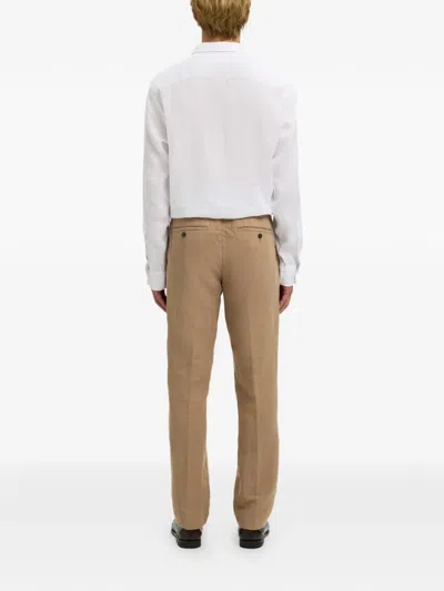Selected Drawstring Trousers In Brown