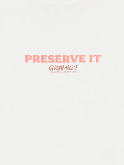 Gramicci Printed T-shirt In White