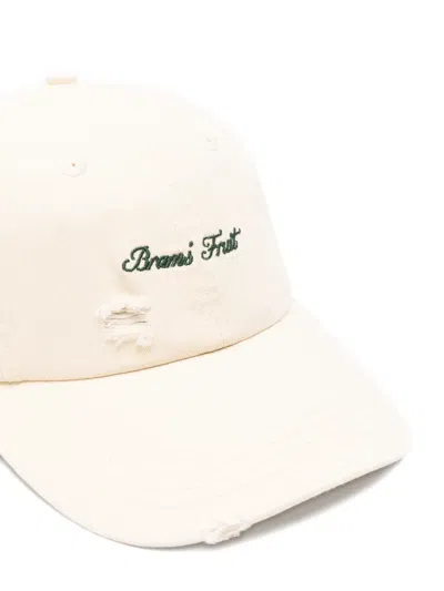 Bram's Fruit Logo-detail Cap In White