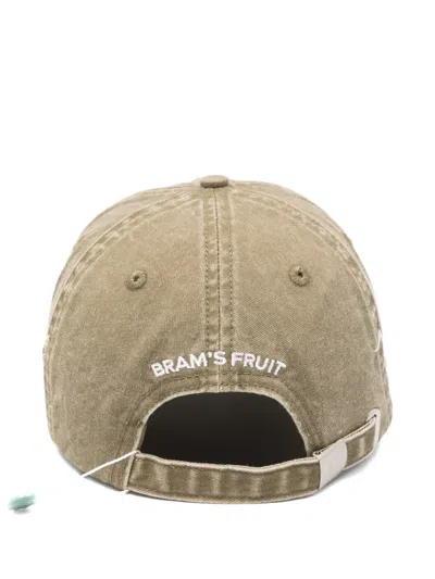 Bram's Fruit Distressed Cap In Brown