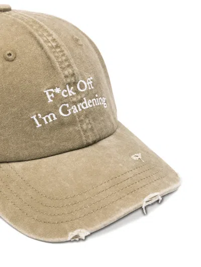 Bram's Fruit Distressed Cap In Brown