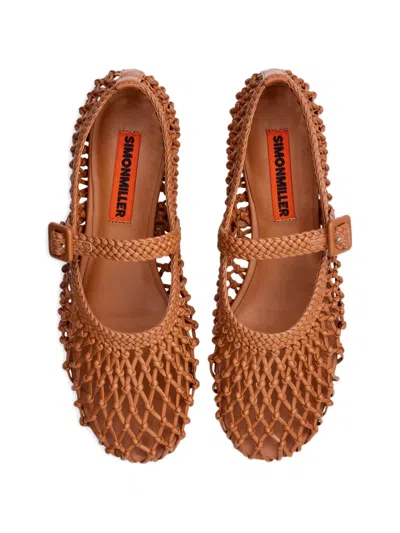 Simon Miller Riad Knotted Ballet Flat In Brown
