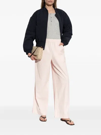 Rethinkit Studios Quilted Bomber Jacket In Blue