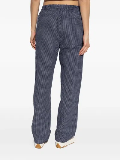 Rethinkit Studios Checked Trousers In Blue