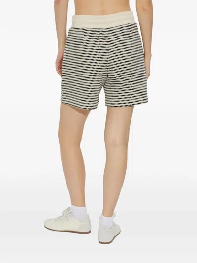 Bogner Steena Drawstring Patterned Shorts In Black