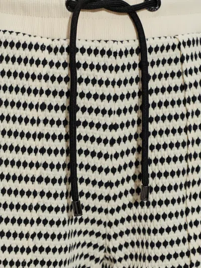 Bogner Steena Drawstring Patterned Shorts In Black