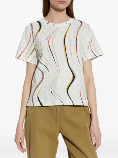 Ps By Paul Smith Patterned T-shirt In Multi