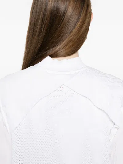Deha Zip-up Cropped Jacket In White