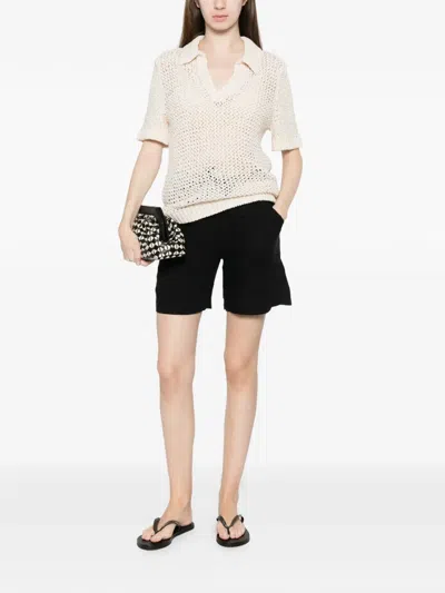 Deha Drawstring Pocket Shorts In Black