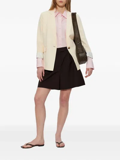 Rag & Bone Button-fastening Blazer In Neutral