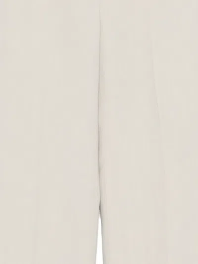 Antonelli Robina Drawstring Palazzo Pants In Gray