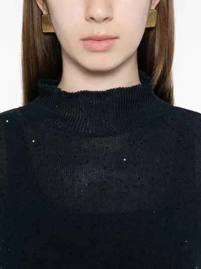 Antonelli Agatea Embellished T-shirt In Blue